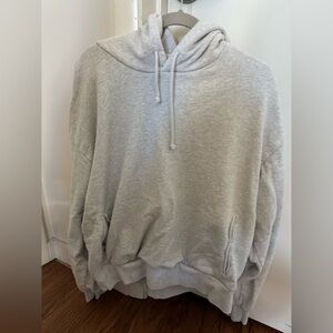 Aritzia grey Superworld hoodie. Size large. Perfect condition